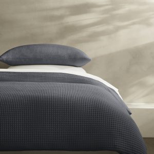 Cotton Waffle-Weave Duvet Cover
