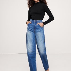 Refined Mock-Neck Top