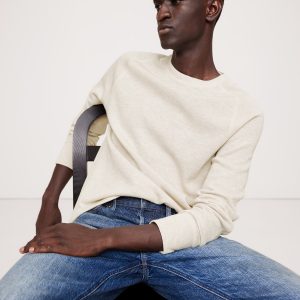 Slub Double-Knit Crew-Neck T-Shirt