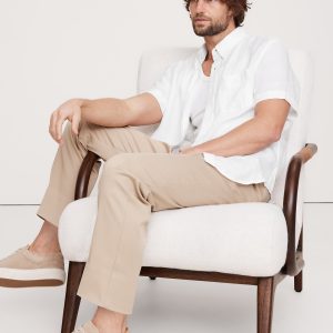 Standard-Fit Linen Short-Sleeve Shirt