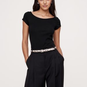 Refined Scoop-Neck T-Shirt