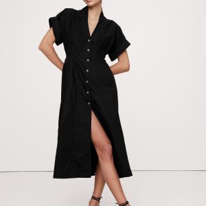 Cotton Poplin Shirt Dress