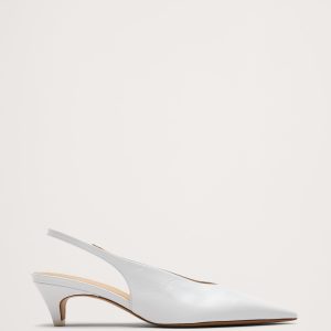 Italian Leather Slingback Pump