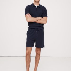 6" Waffle-Knit Pull-On Short