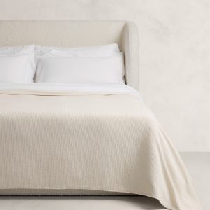 Woven Cotton Ribbed Blanket