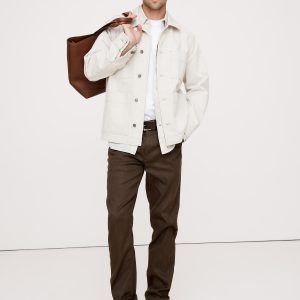 Slim Linen-Cotton Traveler Pant