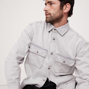 Relaxed-Fit Denim Overshirt