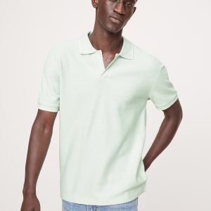 Zig-Zag Jacquard Polo