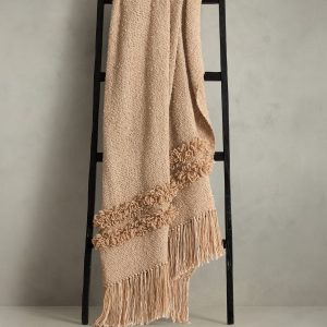 Fringed Clara Lenza Wool Throw