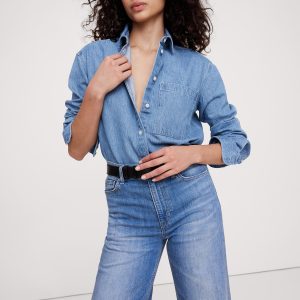 The Oversized Denim Shirt