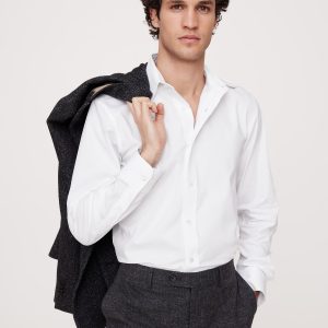 Slim-Fit Wrinkle-Resistant Dress Shirt