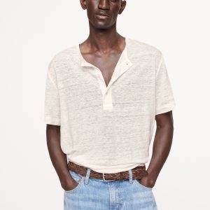 Linen Henley T-Shirt