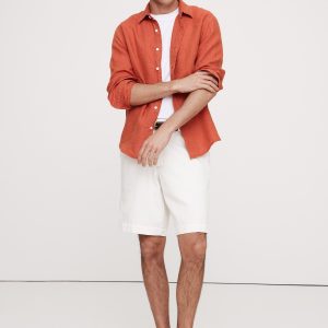 Standard-Fit Linen Shirt