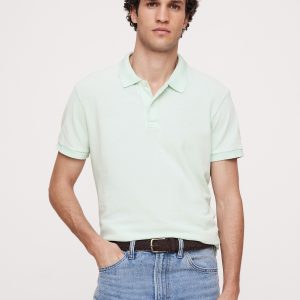 Sun-Faded Pique Polo
