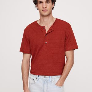 Linen Henley T-Shirt