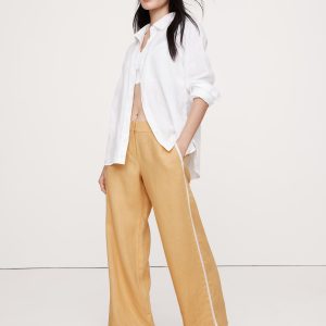 The Everyday Wide-Leg Linen Pant