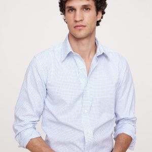 Slim-Fit Wrinkle-Resistant Dress Shirt