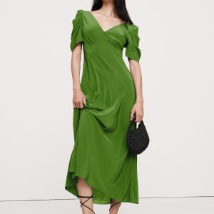 Matte Silk Maxi Dress