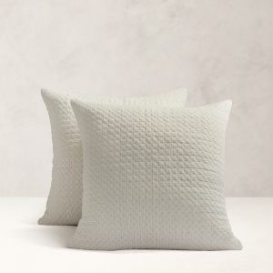 Hand-Stitched Velvet Sham Set