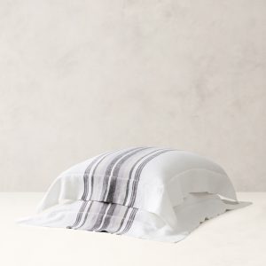 Multi-Stripe Linen Shams