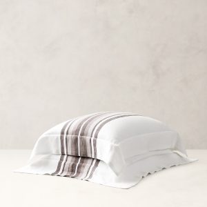 Multi-Stripe Linen Shams