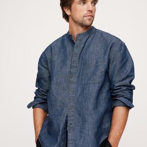 Relaxed-Fit Chambray Shirt