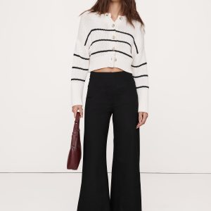 Wide-Leg Crop Everywhere Ponte Pull-On Pant