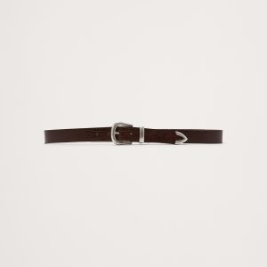 Embossed Leather Western Belt