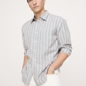 Relaxed-Fit Washed Cotton Poplin Shirt