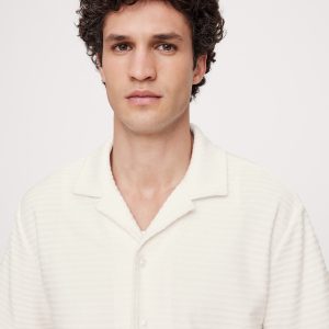 Terry Stripe Resort Shirt