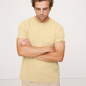 Boxy Sun-Faded Cotton Crew-Neck T-Shirt