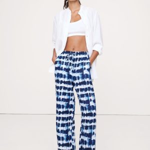 Linen Pull-On Ankle Pant