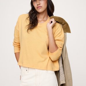 Jersey Cotton Cropped T-Shirt