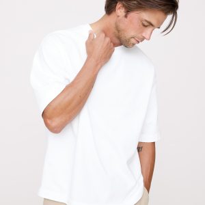 Sun-Faded Heavyweight Soft Cotton T-Shirt