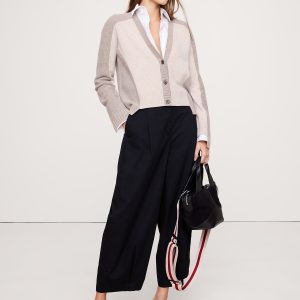 Cashmere Mixed-Stitch Cardigan