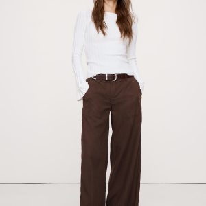 Super-Soft Soma Mid-Rise Wide-Leg Pant