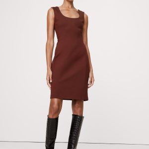Everywhere Ponte Scoop-Neck Sheath Dress