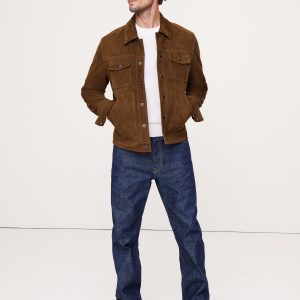 Suede Trucker Jacket