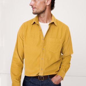 Standard-Fit Corduroy Shirt