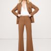 High-Rise Flare Italian Wool Pant