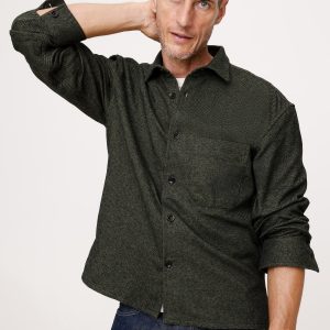 Relaxed-Fit Flannel Overshirt