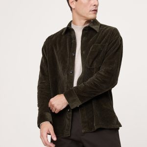 Relaxed-Fit Corduroy Overshirt
